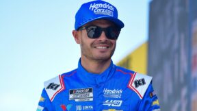 Kyle Larson in shades