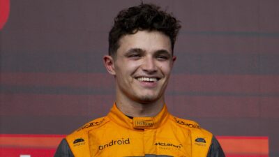 Lando Norris smiling