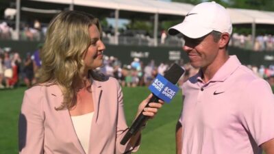 Rory McIlroy with Amanda Balionis