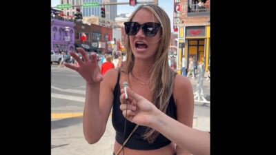 The Titans girl on video