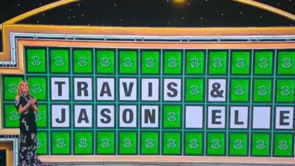 A puzzle featuring Travis and Jason Kelce