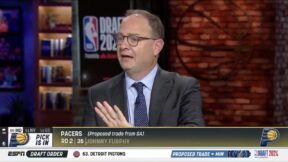 Adrian Wojnarowski defending Bronny James, Lakers on ESPN