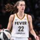 Caitlin Clark dribbling