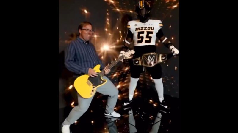 Eli Drinkwitz guitar photoshoot