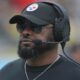 Mike Tomlin wearing sunglasses