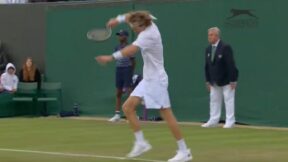 Andrey Rublev ready to throw his racquet