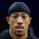 DeMar DeRozan in warmups