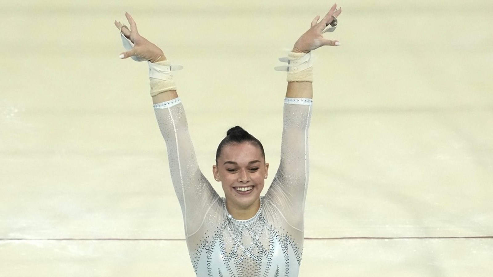 Giorgia Villa posing at the Olympics