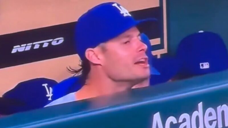 Joe Kelly shouting something