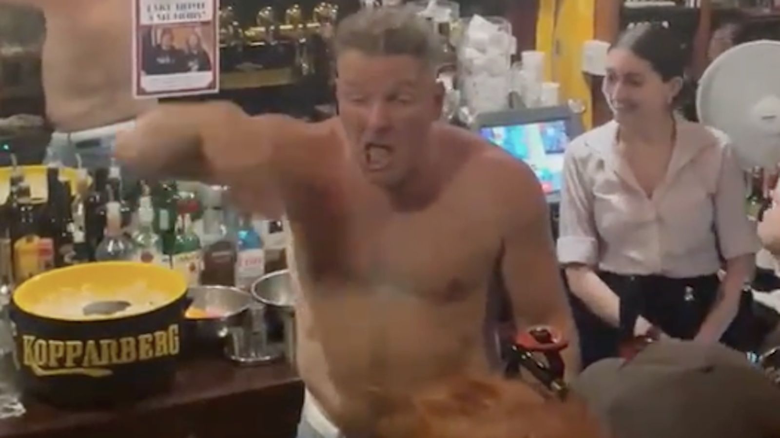 Video of Pat McAfee shirtless in an Irish pub goes viral