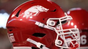 Arkansas Razorbacks helmet