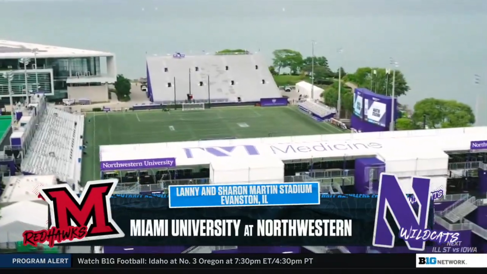 Northwestern Football Field 2024 Tomi Kristy