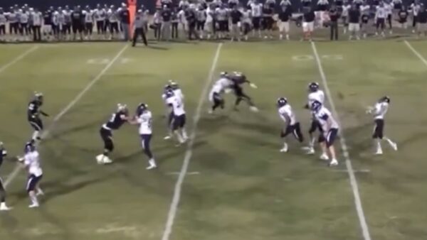 Thomas Downey high school runs a fake punt