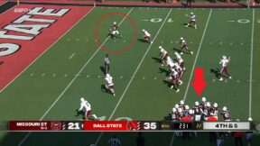 Ball State 11-on-1 blunder