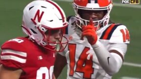 Illinois player wags finger