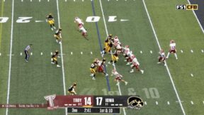 Iowa facing Troy in a college football matchup