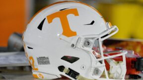 A Tennessee Volunteers helmet