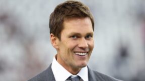 Tom Brady smiles