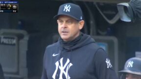 Aaron Boone in Yankees gear