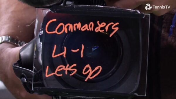 Frances Tiafoe's Commanders message