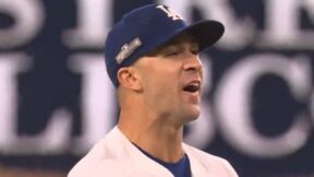 Jack Flaherty yells