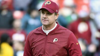 Jay Gruden in Redskins gear