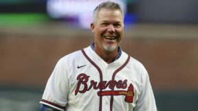 Chipper Jones smiles