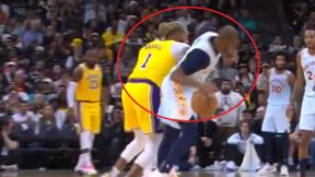 D'Angelo Russell shoving Chris Paul