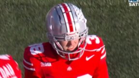 Jayden Fielding in his Ohio State uniform