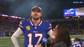 Josh Allen for an interview