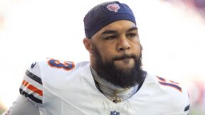 Keenan Allen before a Bears game