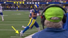 Puka Nacua makes an insane sideline catch