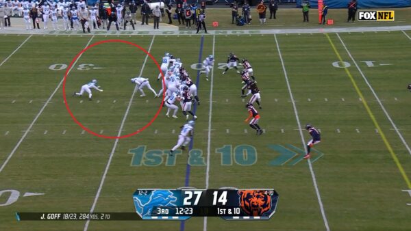 Detroit Lions fake stumble