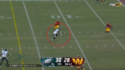 DeVonta Smith dropped pass