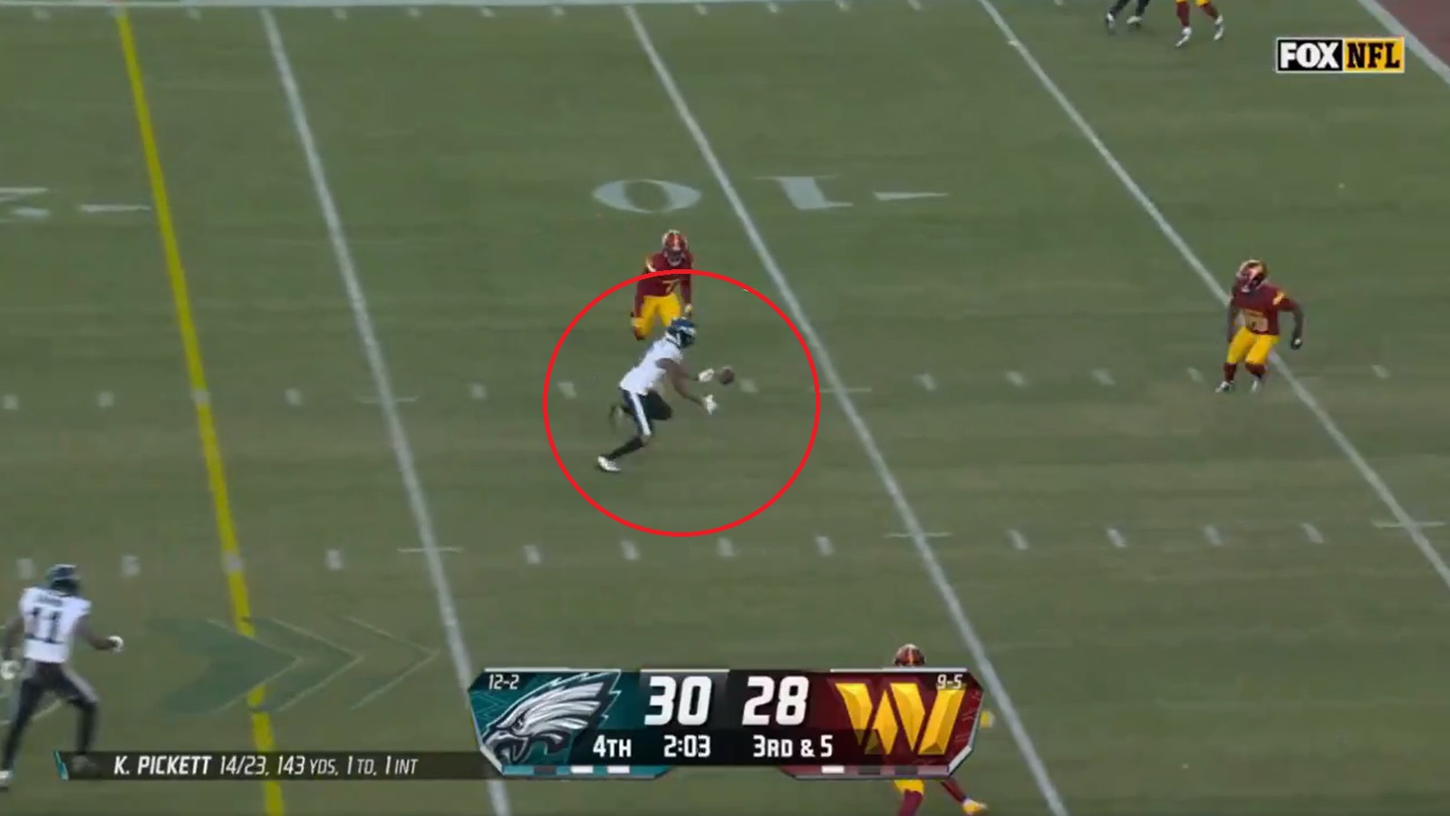 DeVonta Smith dropped pass