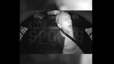 Jack Del Rio in a car