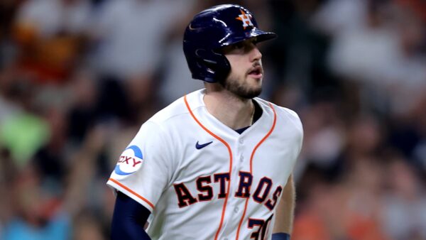 Kyle Tucker rounding the bases