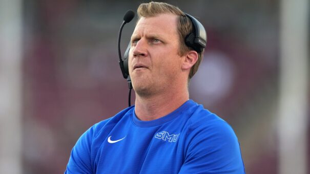Larry Rhett SMU coach Rhett Lashlee offers strong comment about making CFP