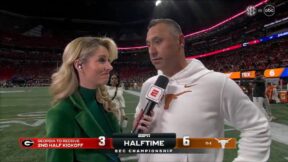 Steve Sarkisian angry interview