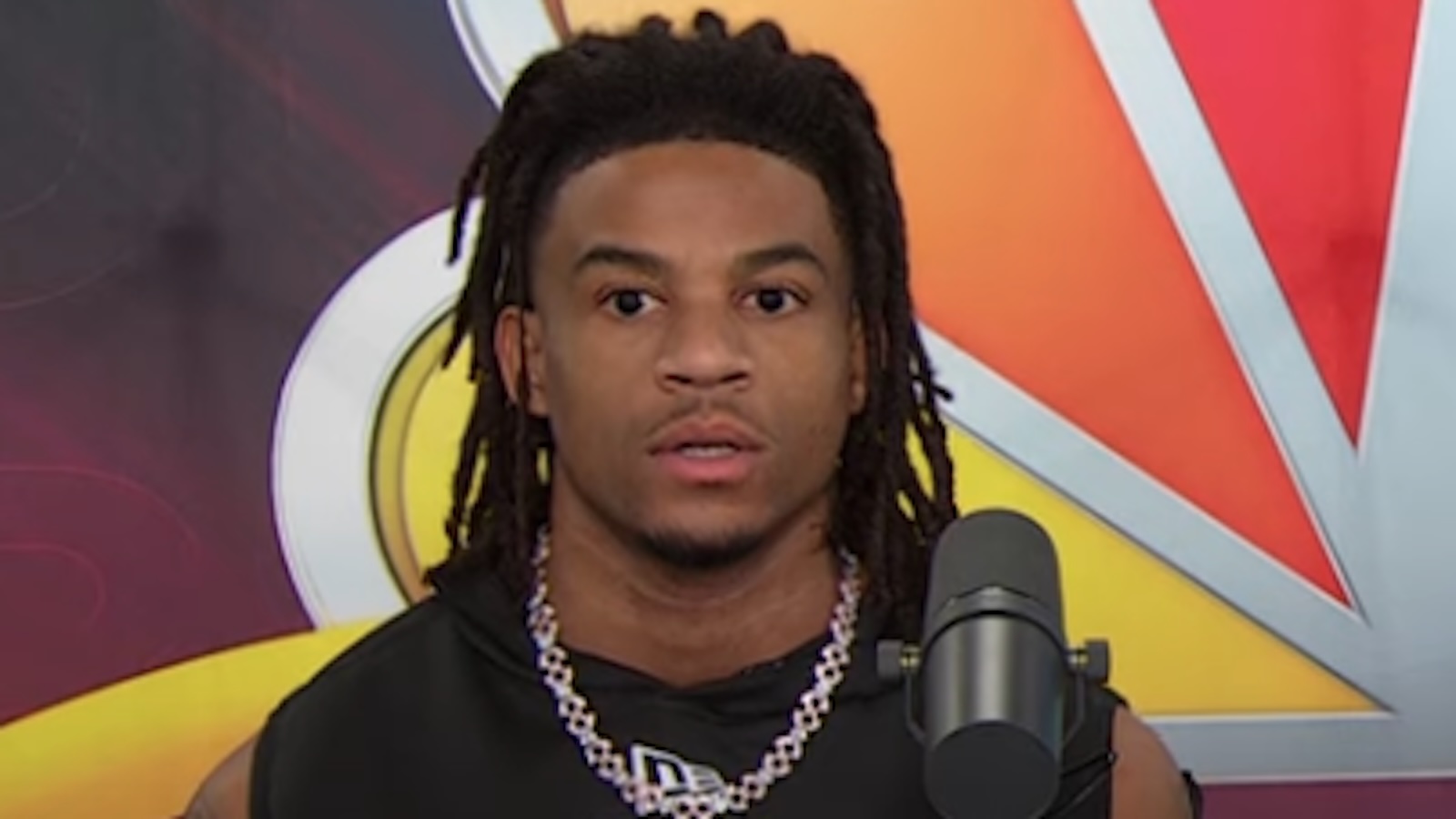 Isaiah Bond during an interview