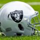 A Raiders helmet