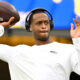 Geno Smith ready to throw a ball