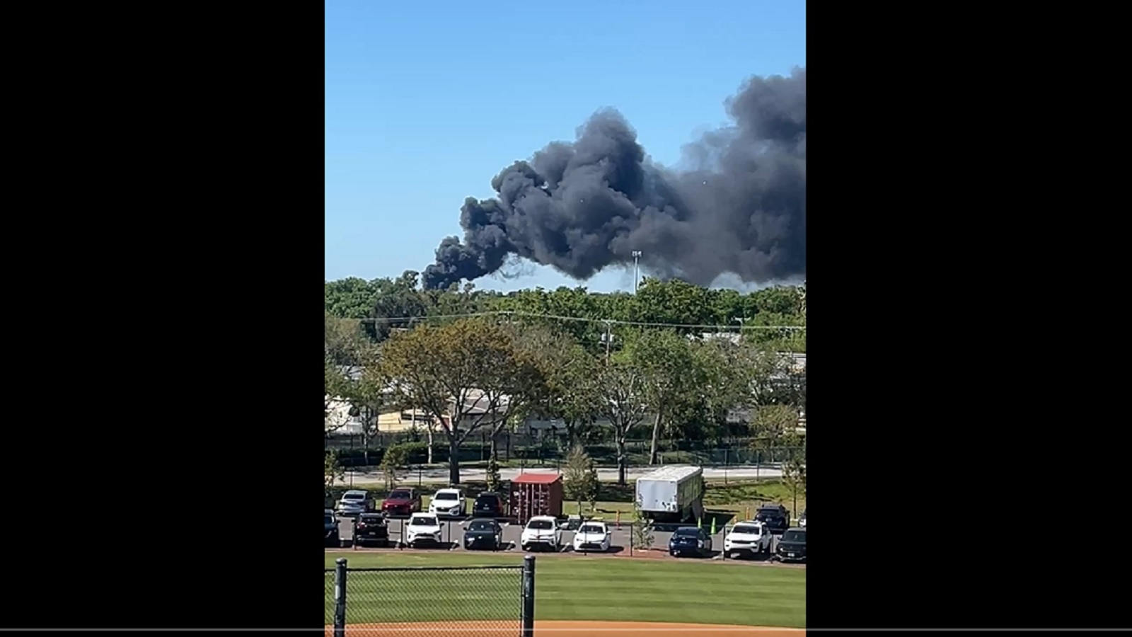 A fire