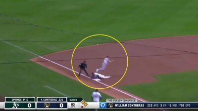 Brewers stealing bases