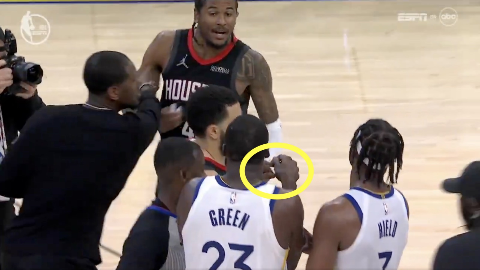 Draymond Green mocking Jalen Green over latter's nail painting
