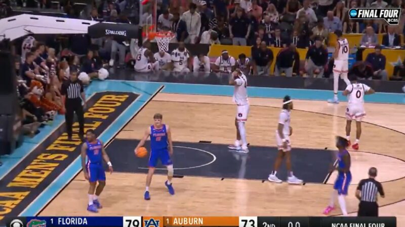 Florida and Auburn players