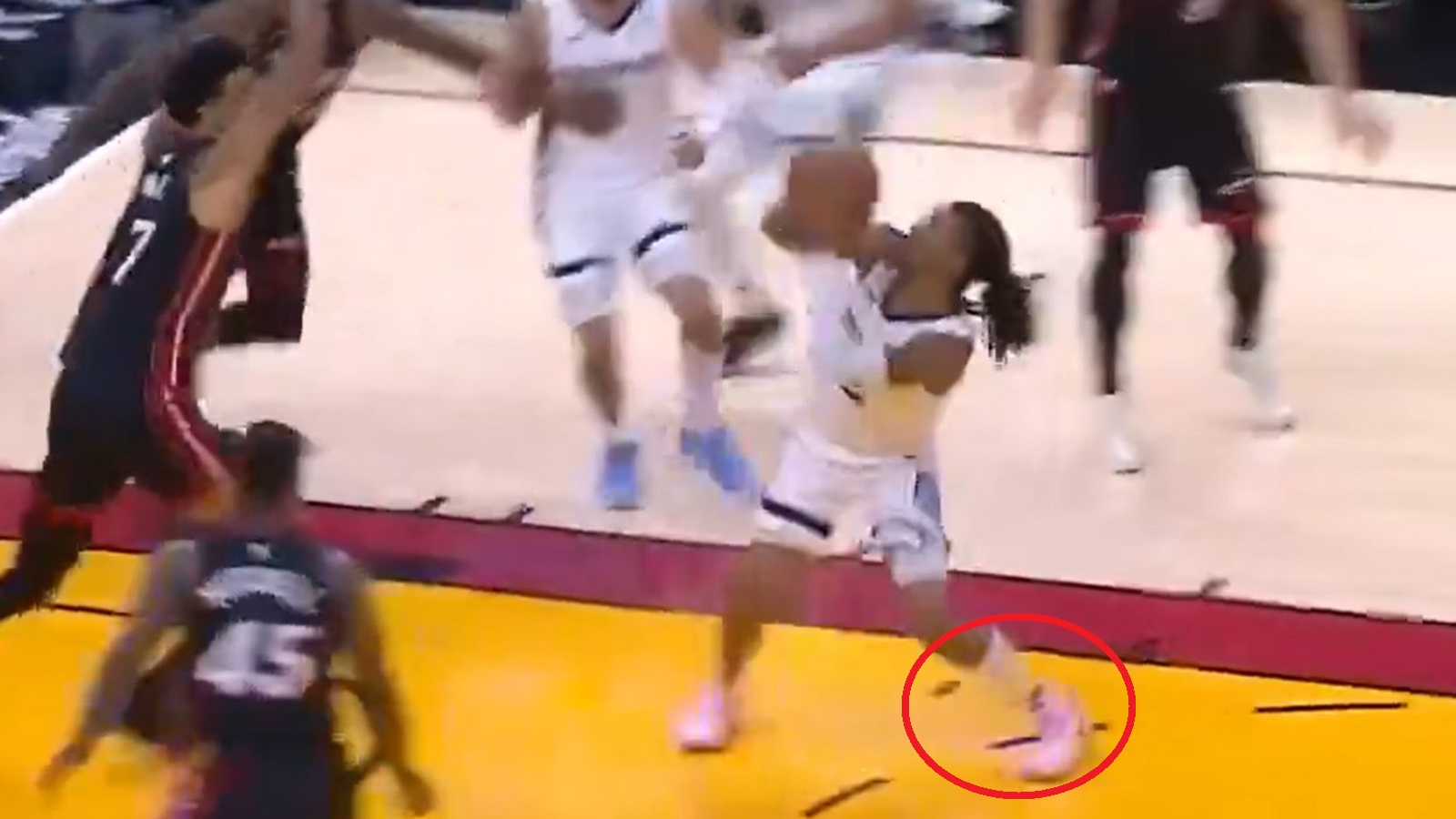 Ja Morant shooting a shot