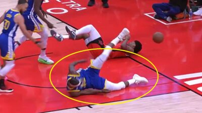 Jimmy Butler on the ground