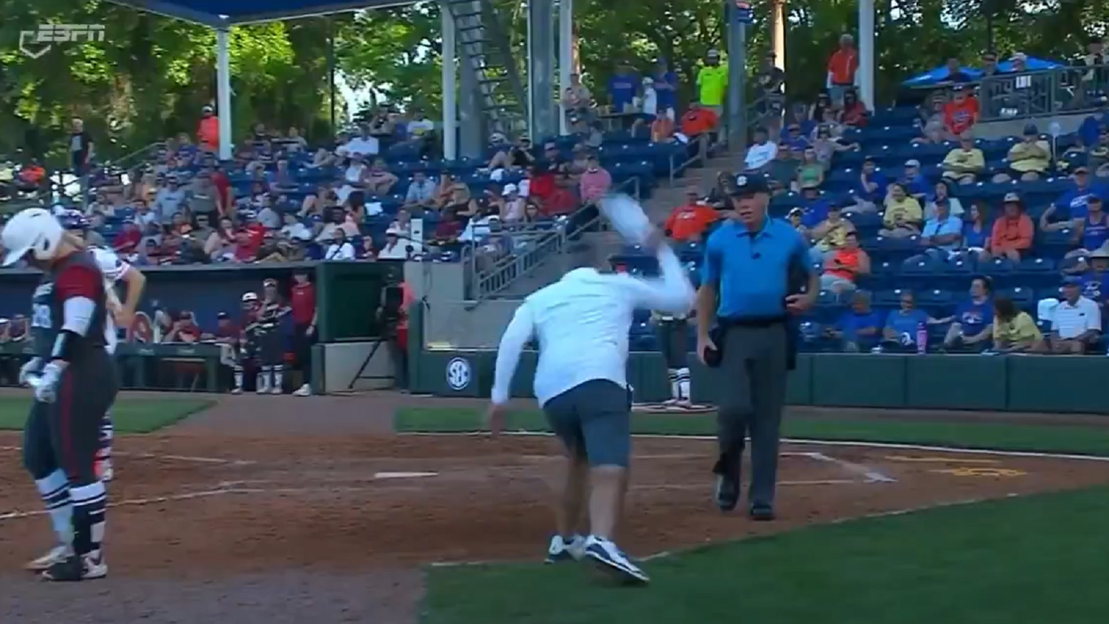 Tim Walton throws his hat