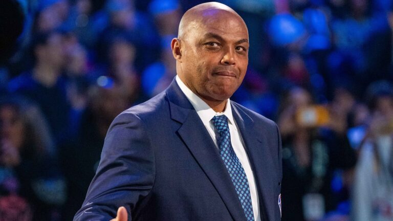 Charles Barkley in a suit